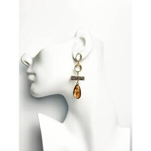NEW MARCIA MORAN dangle stone earring in multi